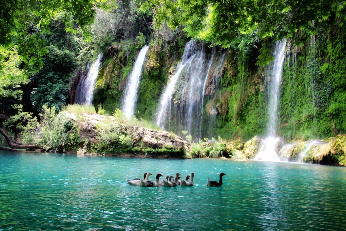 Водопад Куршунлу , Турция