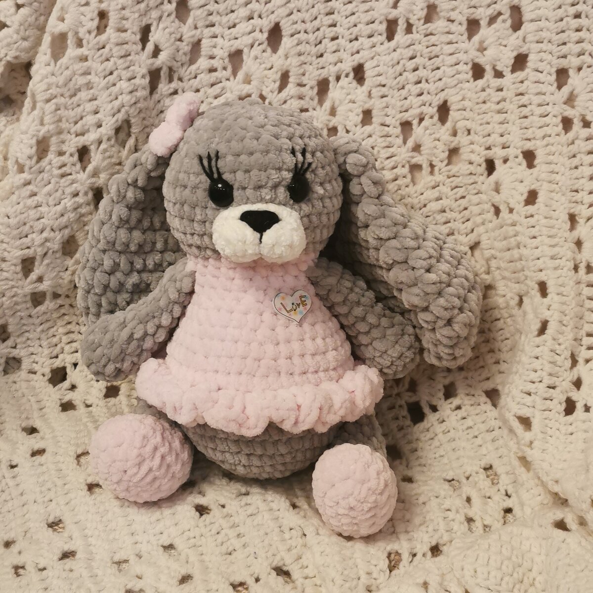 Зайка с глазками 16мм