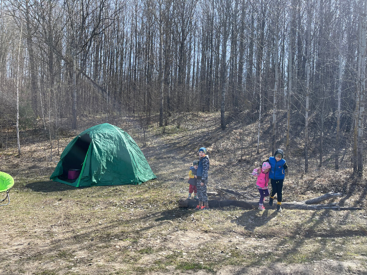 На фото уже одет влагозащитный тент. Фото из личного архива.