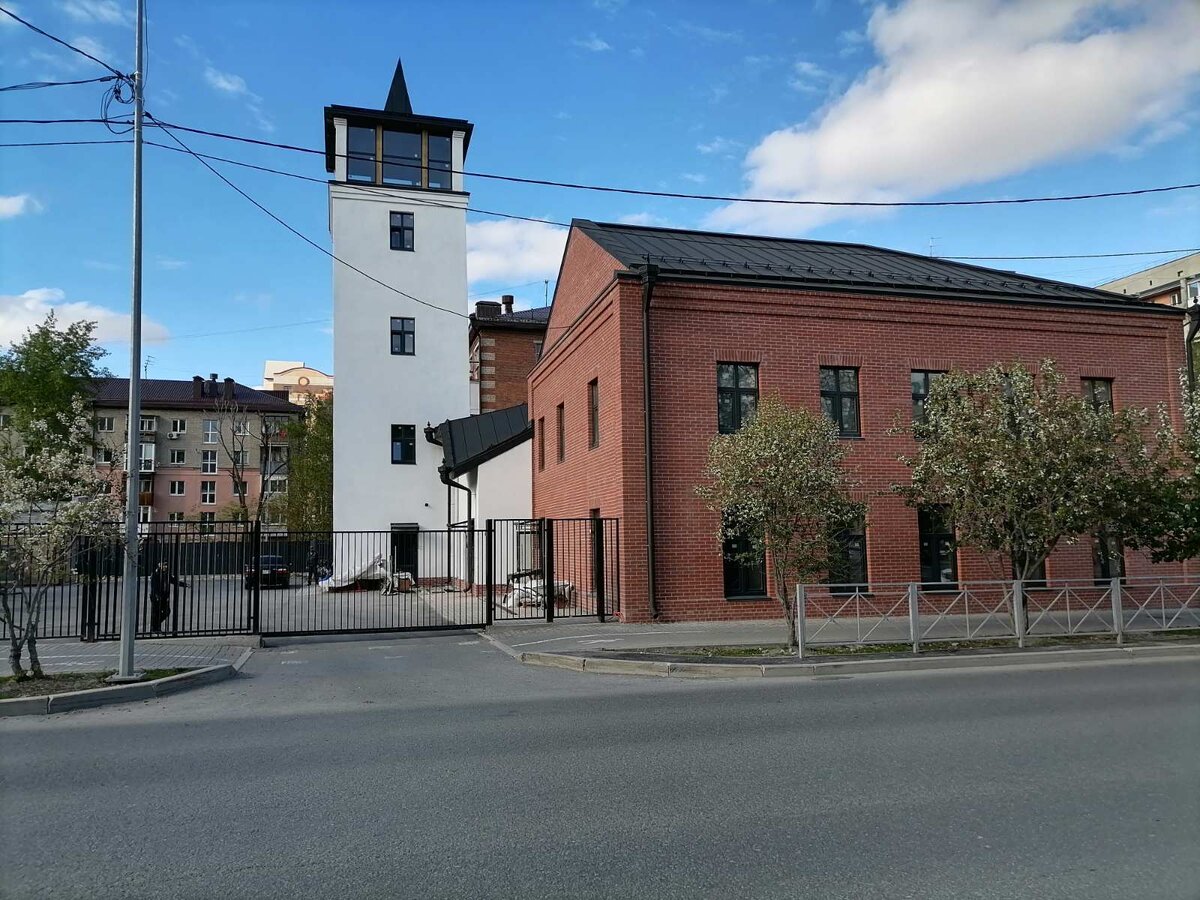 Отреставрированная пожарная каланча 