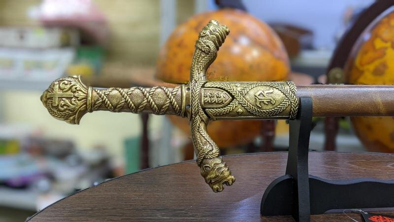 Меч "Ричарда I / Львиное Сердце", в ножнах, 12 век, L=105 см