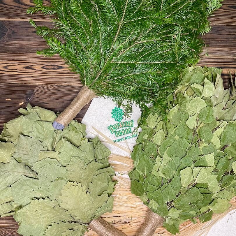 Для прогрева спины лучше всего подойдёт дубовый веник