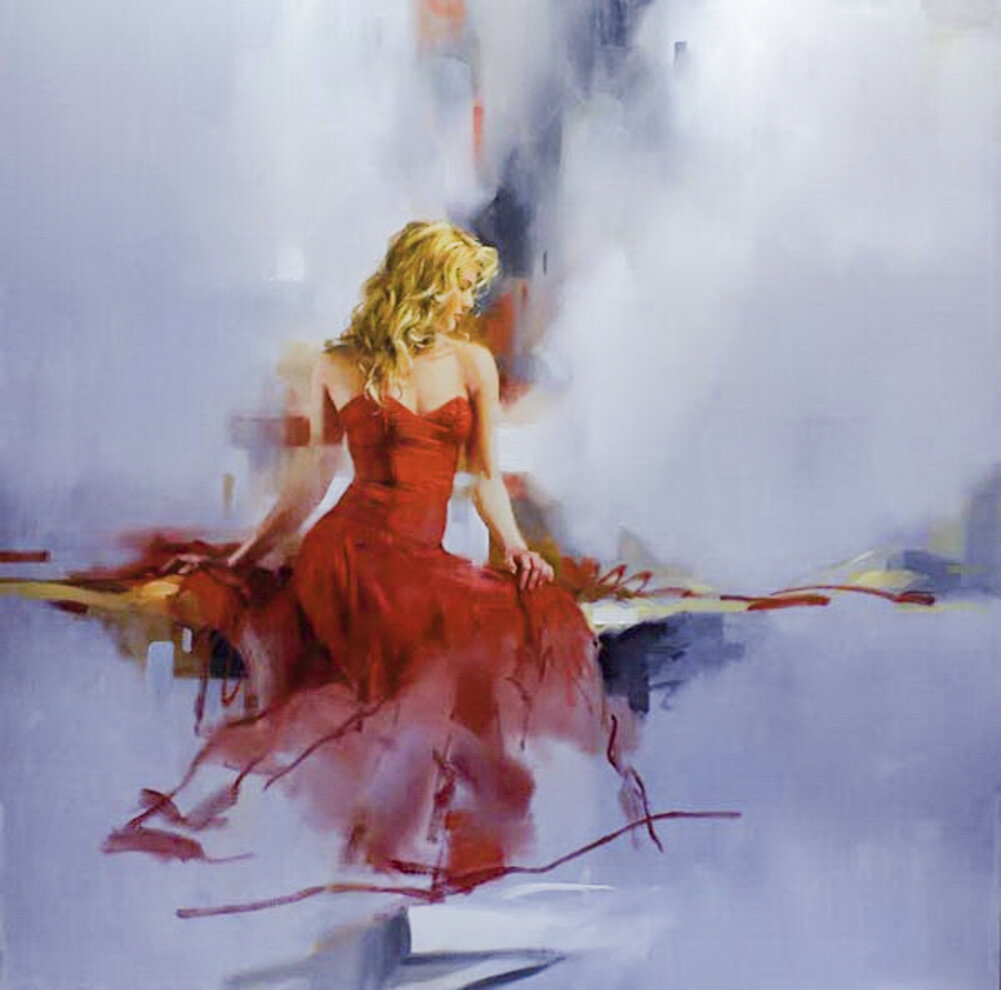 Художник Ричард Джонсон "Алая красавица"