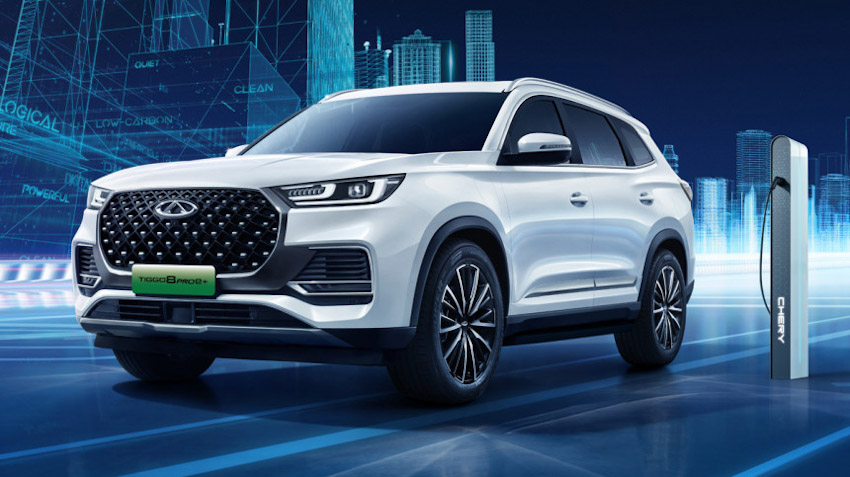 Гибридный Chery Tiggo 8 Plus PHEV предложат на российский рынок от 3,92 млн рублей
