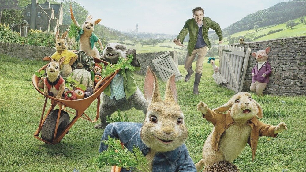 Кадр из фильма Кролик Питер