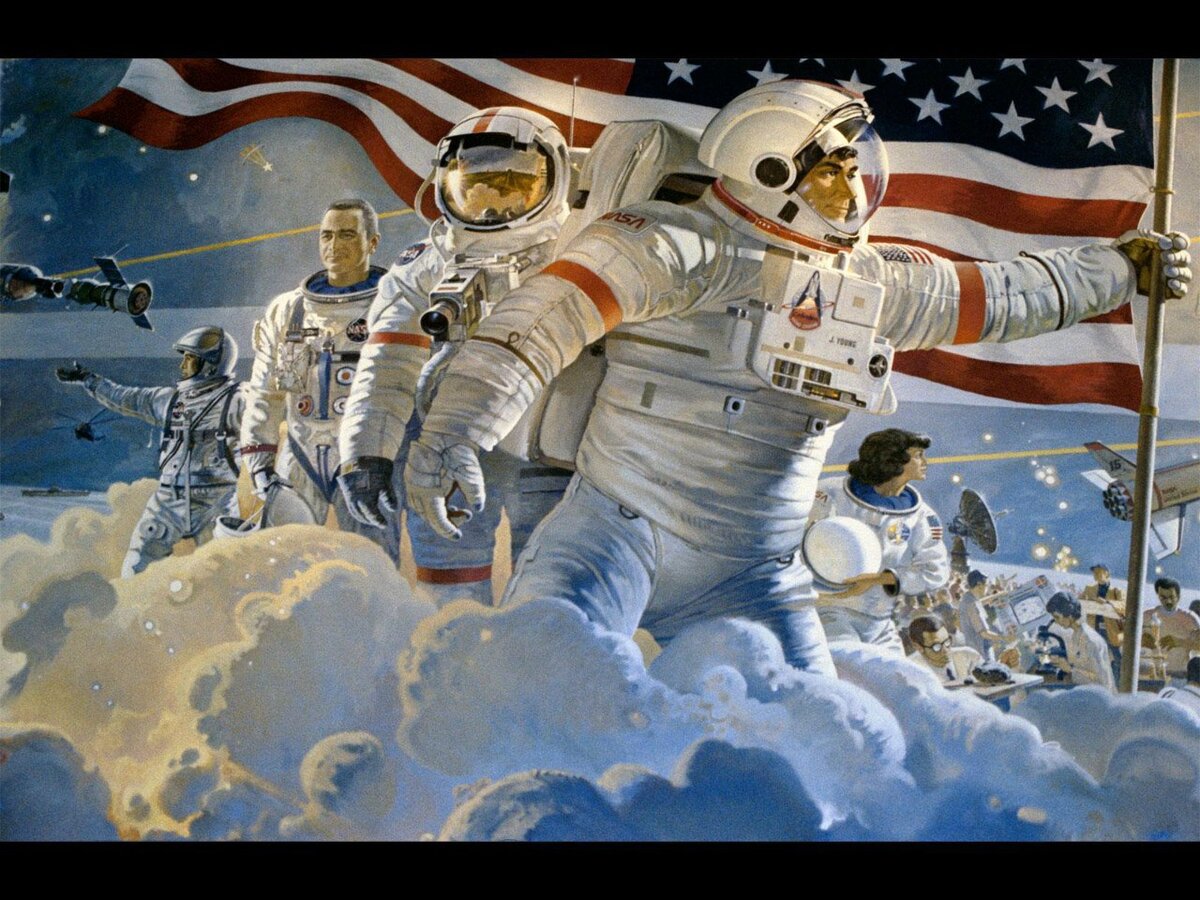 Советский космический. Robert MCCALL. Роберт Макколл 