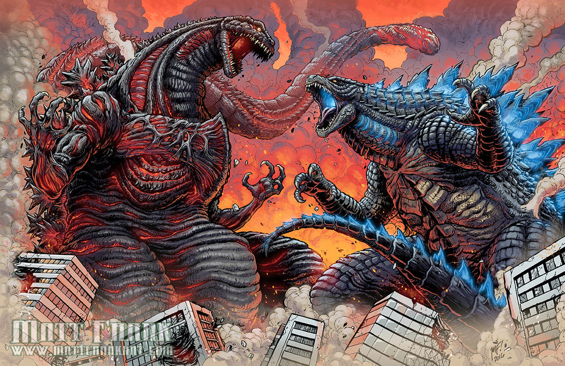 https://www.deviantart.com/kaijusamurai/art/Shin-Gojira-vs-Legendary-Godzilla-605734235
