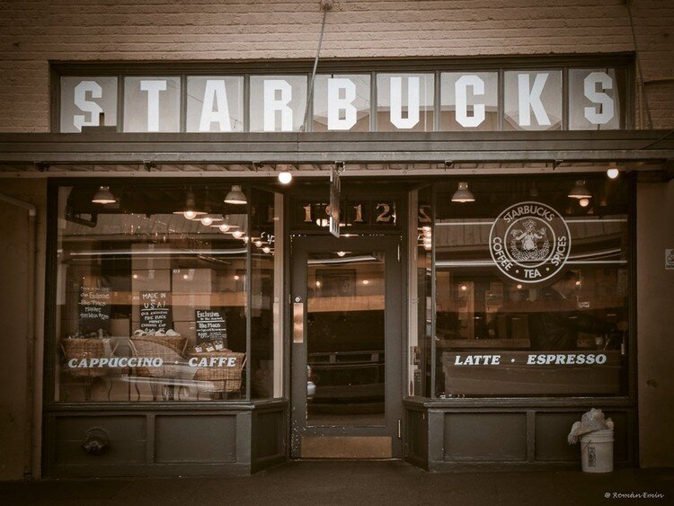 первый магазин Starbucks