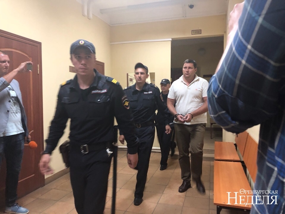 Геннадий Борисов в здании суда. 10.08.2018. Фото Александры Свиридовой 