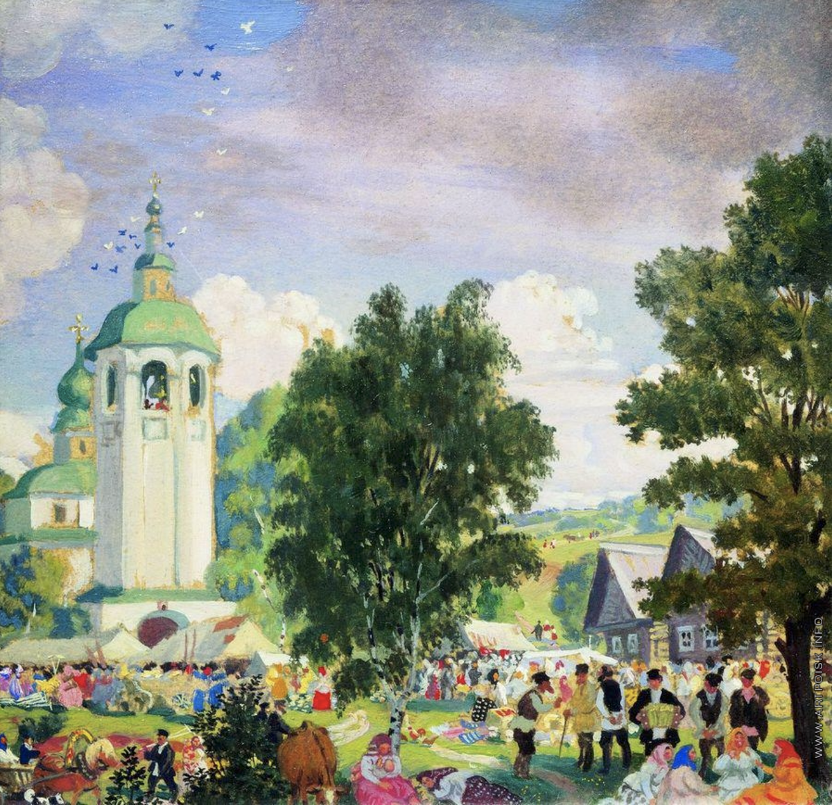 «Сельский праздник» (эскиз), 1919. 