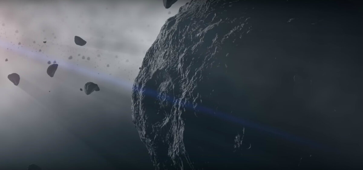 Компьютерная модель астероида Бенну