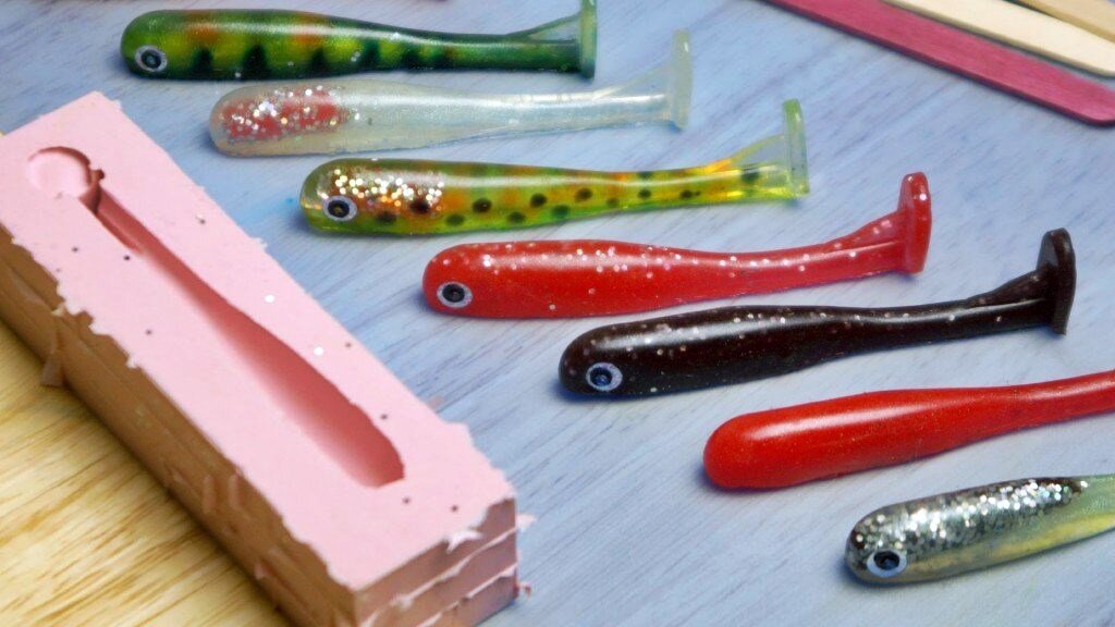 Отливка силиконовых приманок