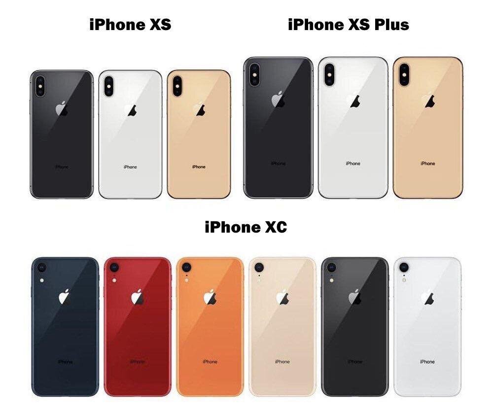 Все iPhone 2018 года – в одной картинке | Lexcomp.ru | Дзен