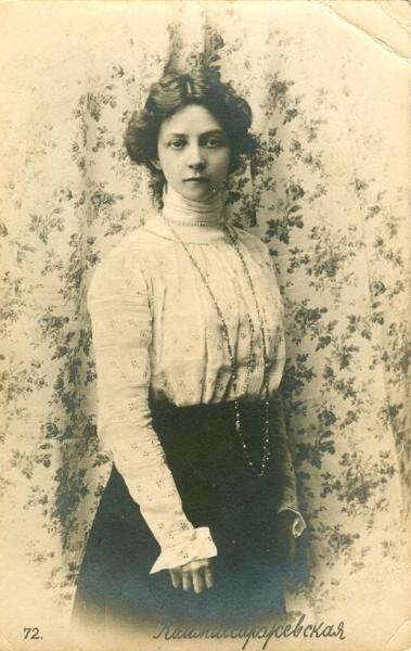 Вера Комиссаржевская. Неизвестный автор, 1900-е гг., из архива МАММ/МДФ.