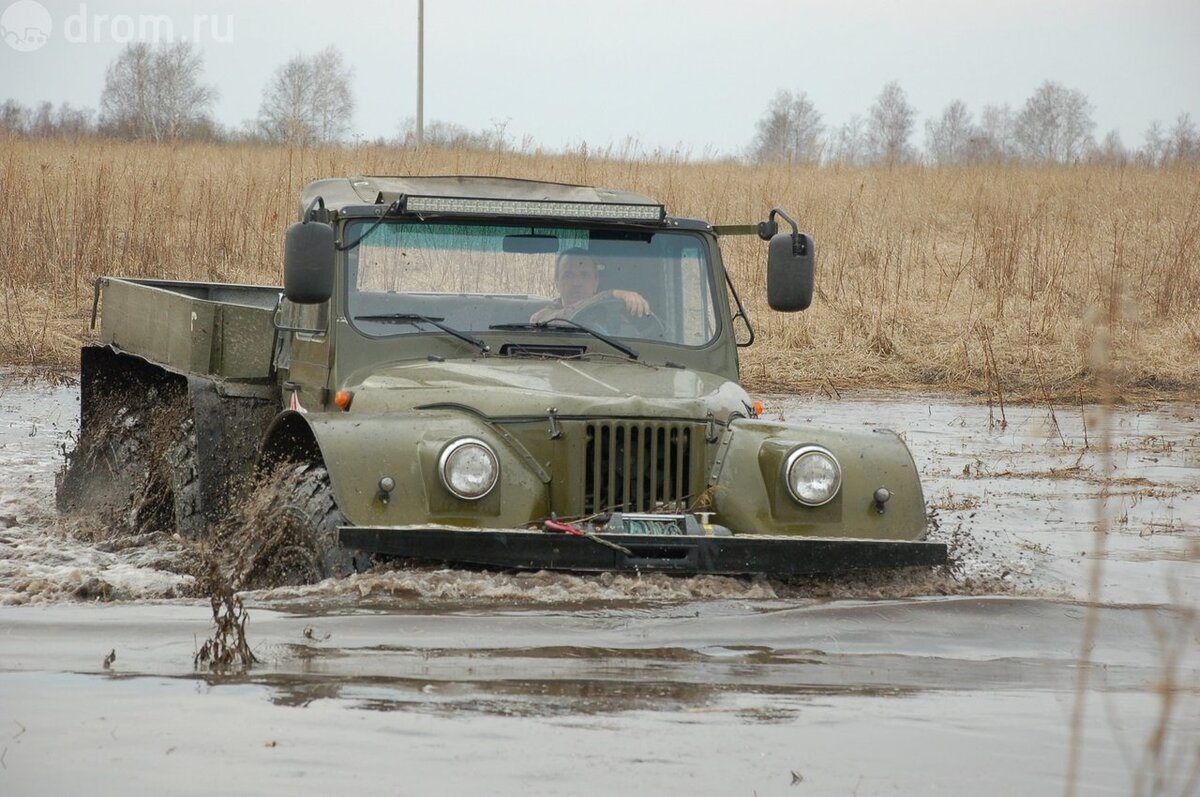 ГАЗ 69 снегоболотоход