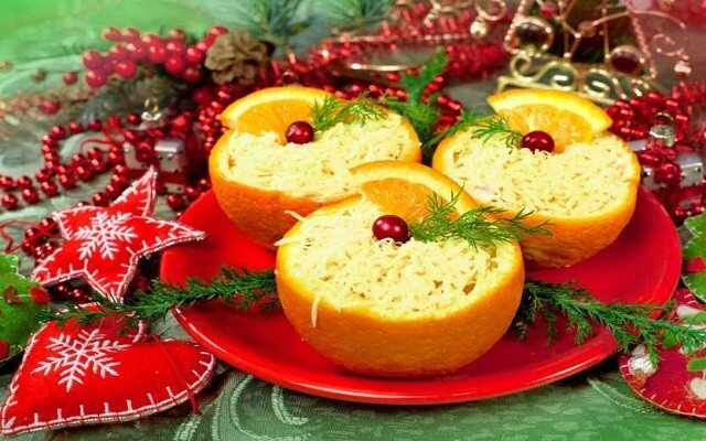 Приготовление салата: