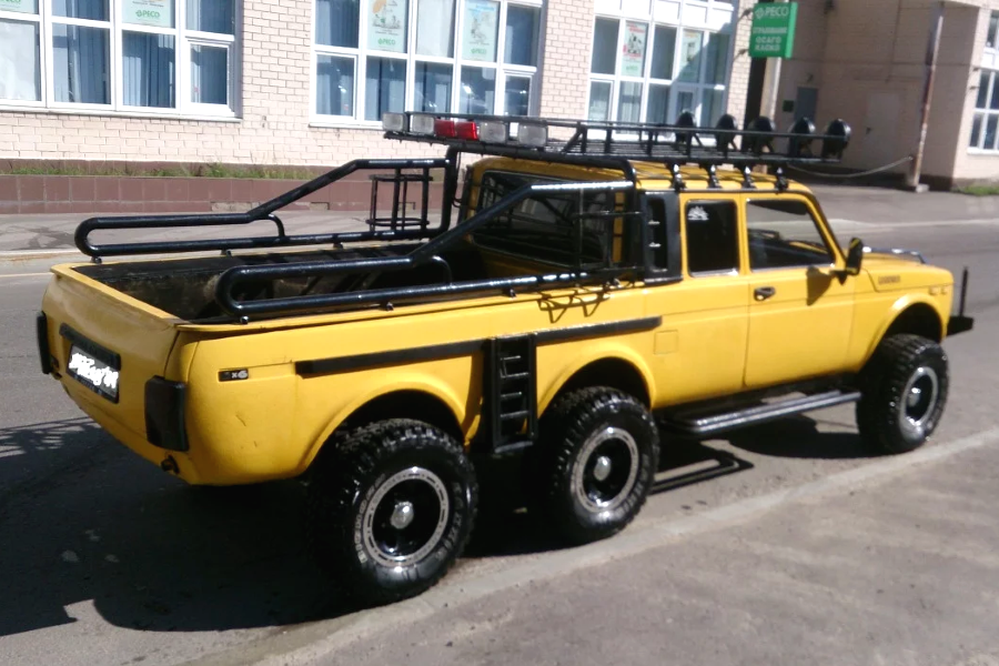 Нива пикап тюнинг. Lada 2329 Нива. Лада Нива пикап (Lada 2329). Нива 6 на 6. Лада Нива пикап 6х6.