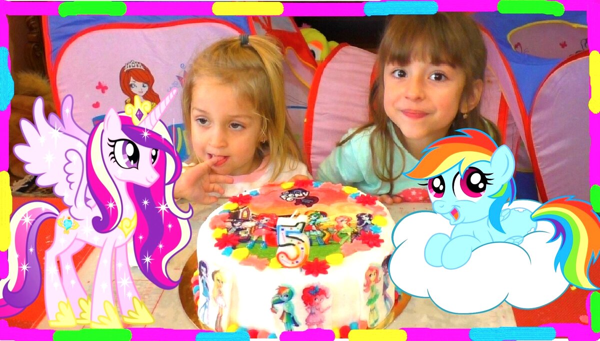 Торт на день рождения своими руками🍰 Май литл пони тортик🦄 Влог | Miss  Dana and Evelin | Дзен