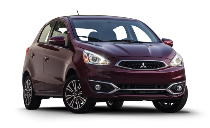 Компактный хэтчбек Mitsubishi Mirage шестого поколения.