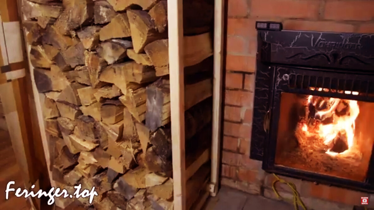 Полка под дрова в баню