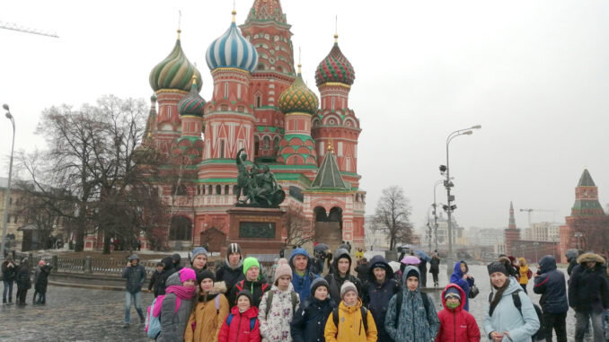 «Атмосферовцы» в Москве на Красной площади 