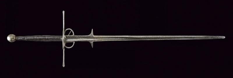 Двуручный меч, вероятно, из Венеции. Вторая половина XVI века. Полная длина 156 см