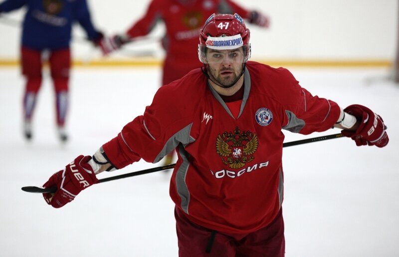 Фото из открытых источников. Александр Радулов в сборной России.