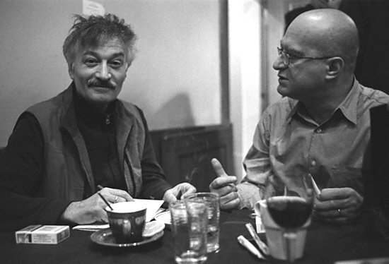 Виктор Коркия (слева) и Владимир Друк. Москва, 2003