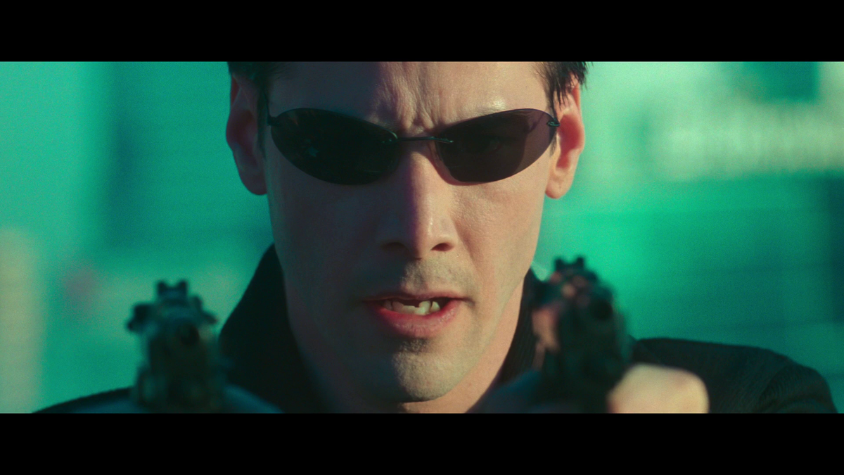 Кадр из фильма "Матрица"