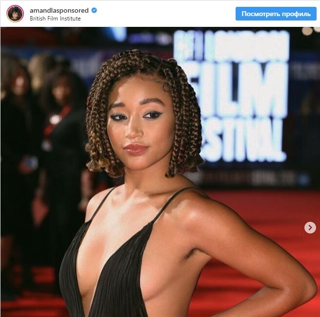 Amandla Stenberg  2,4 млн подписчиков в Instagram. 