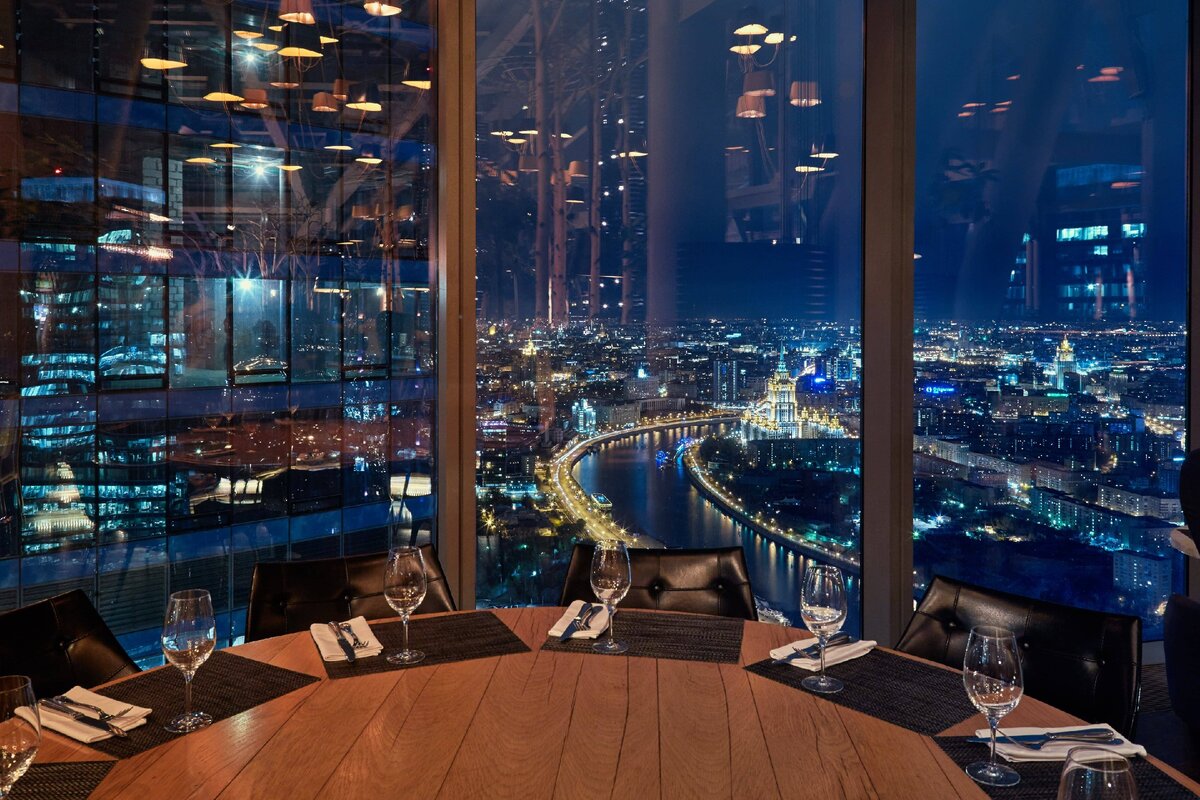 ресторан в москва сити на 86 м этаже