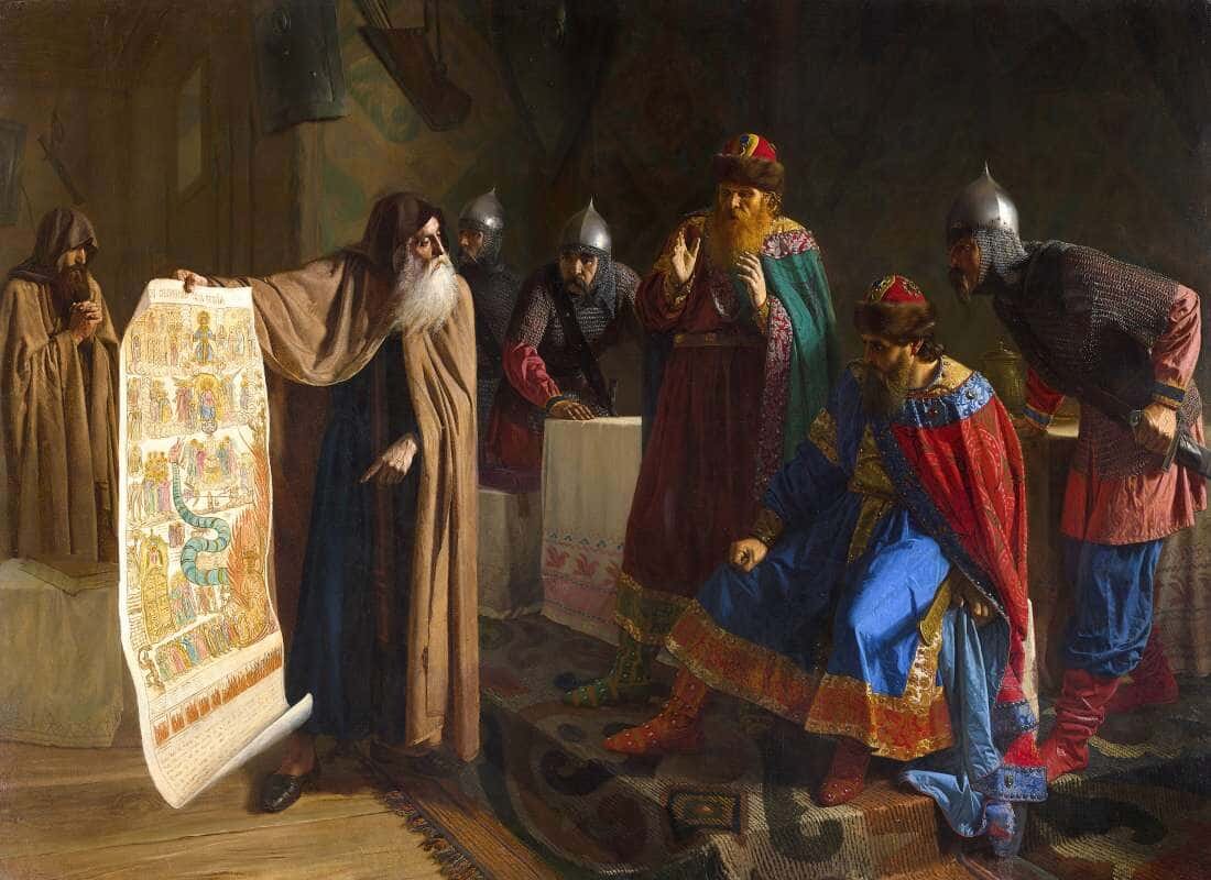 Г.С. Седов. Обращение князя Владимира в христианство. 1866. Частное собрание