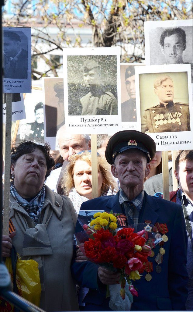 Фото: Екатерина Вологина. Бессмертный полк, 2015 г. (Нижний Новгород)