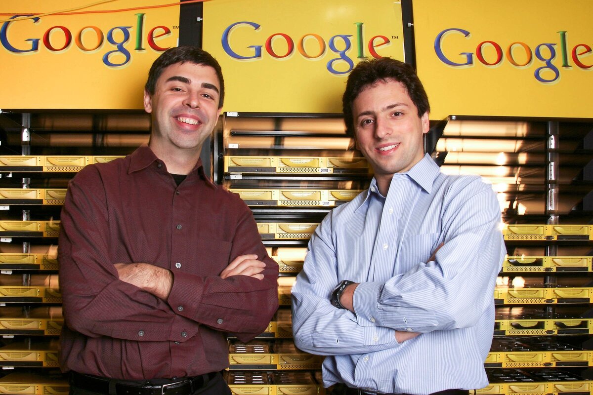 Основатели Google - Сергей и Ларри
