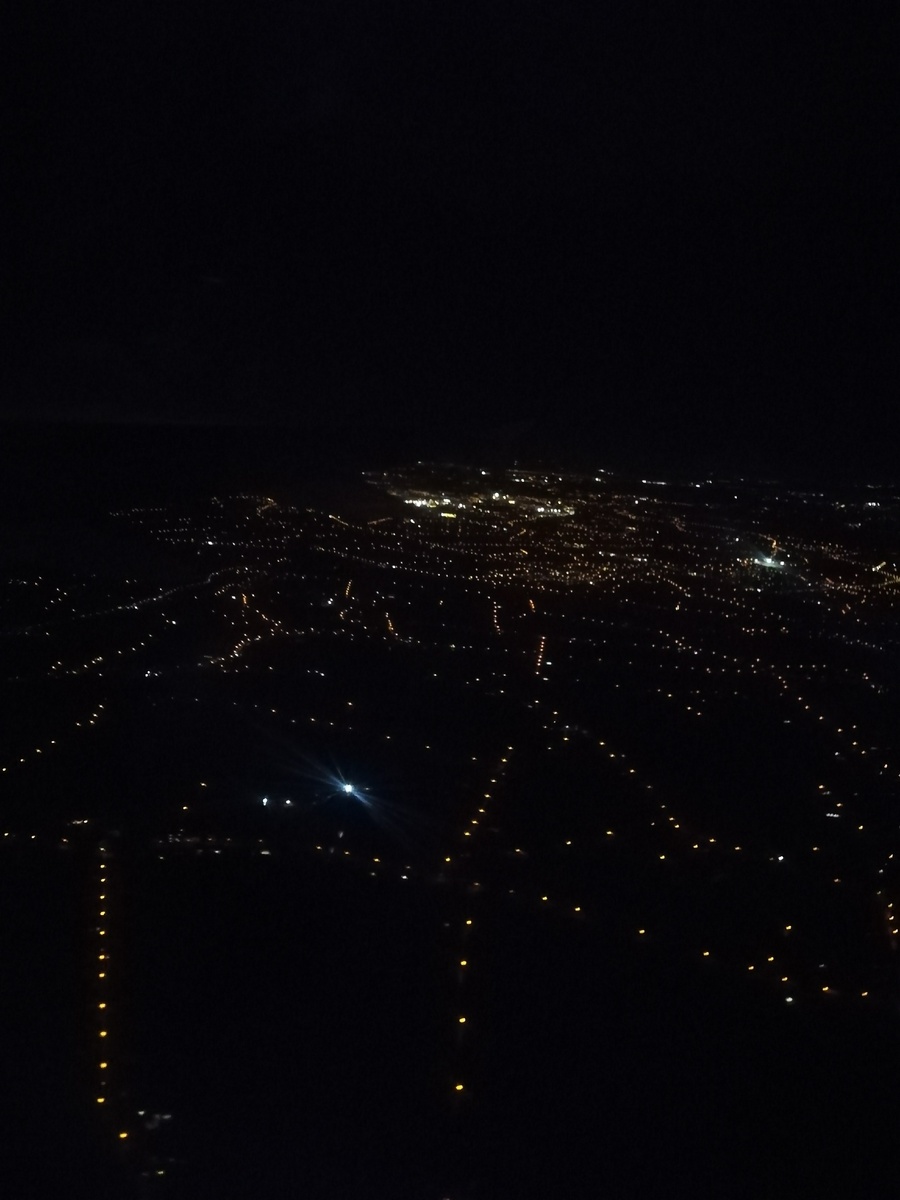 Где-то над ночной Европой