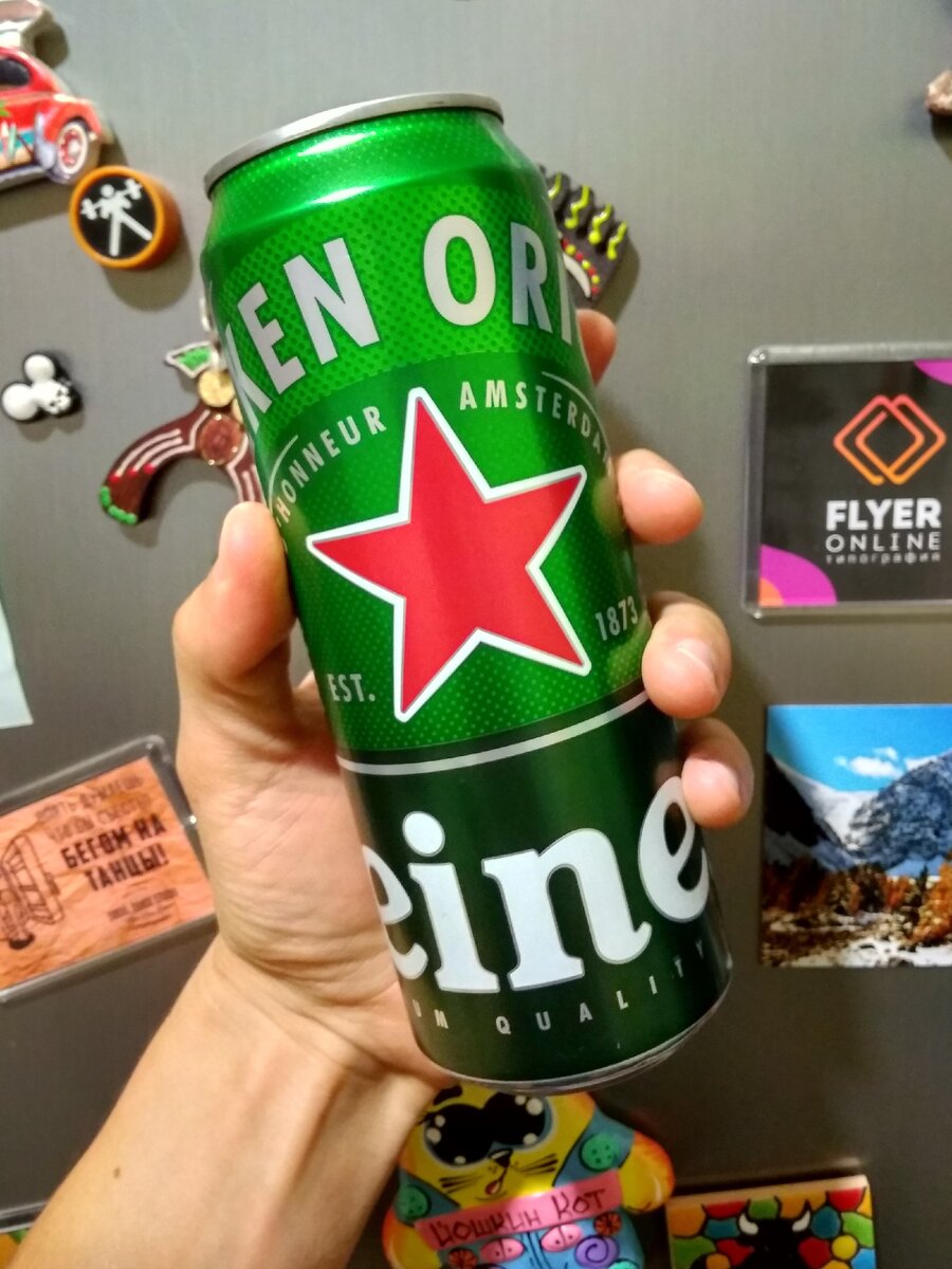 Баночка 0.45 л Heineken Original 
