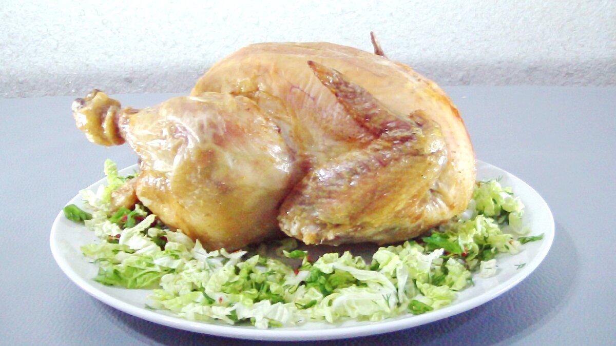 Курица на соли