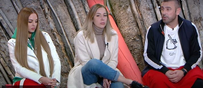 Юля Ефременкова, Надя Ермакова, Алексей Адеев (фото из эфира на "Ю")