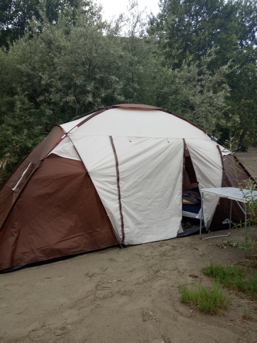 Наша палатка на отдыхе