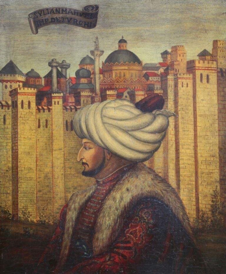 Мехмед Фатих , рисунок неизвестного художника.
