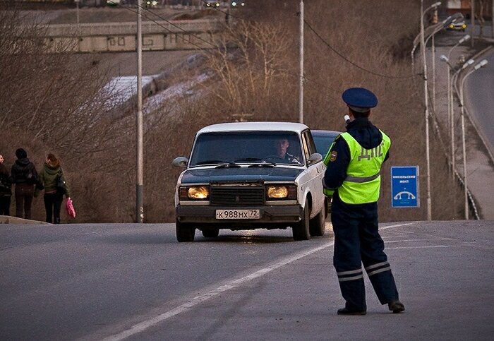 Остановка ДПСниками