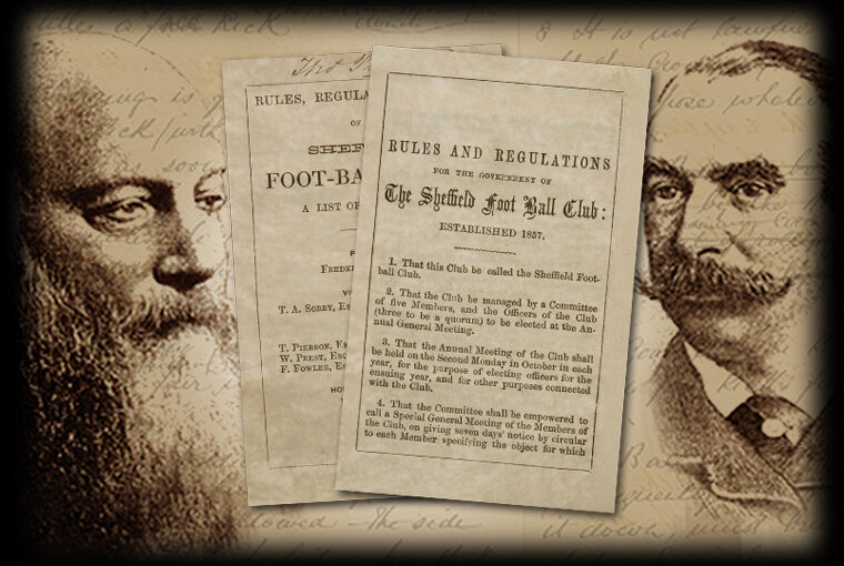 Первые футбольные правила города Шеффилда