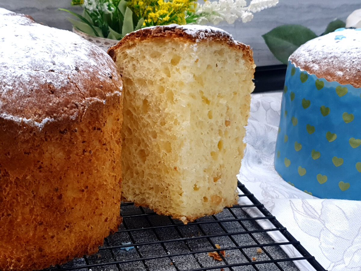 Творожный Кулич.Один из лучших Рецептов для Пасхальной выпечки |  КухняВкусныхБлюд | Дзен