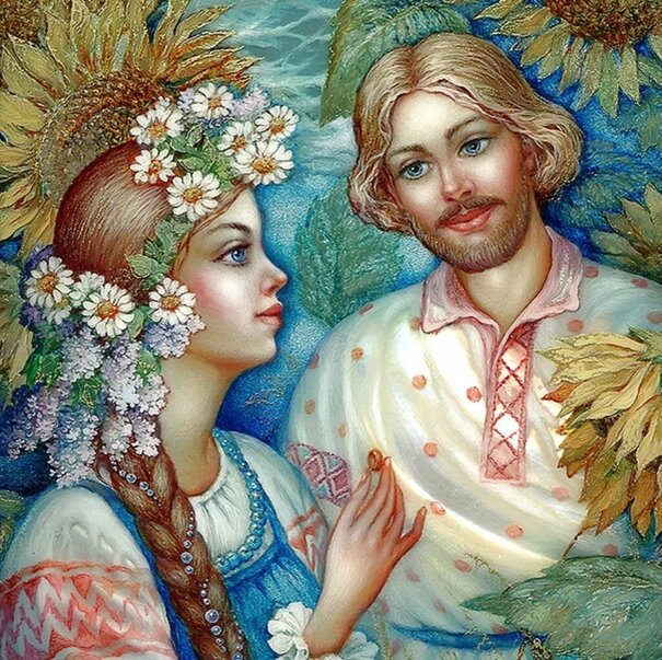 Иван да Марья - прекрасная русская пара.