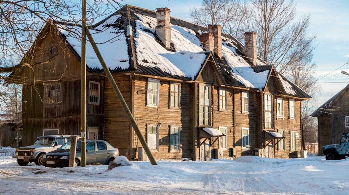    Деревянные жилые дома, Республика Карелия / Фото: РИА Новости / Илья Тимин