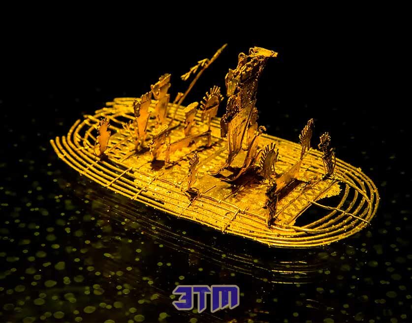 Плот Муиска был обнаружен в 1969 году и представляет собой убедительное прямое свидетельство ритуала Эльдорадо.