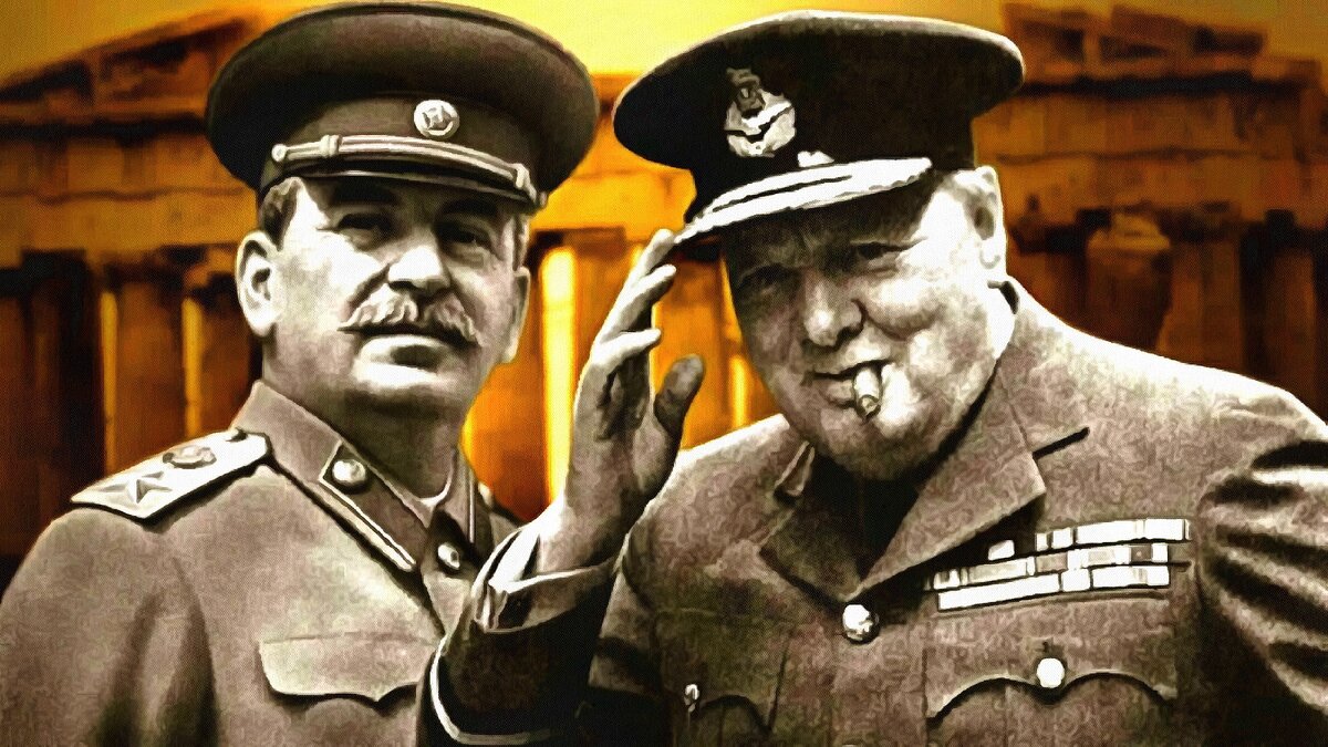 Как Сталин осадил Черчилля за слова о том, что "СССР захватил ...