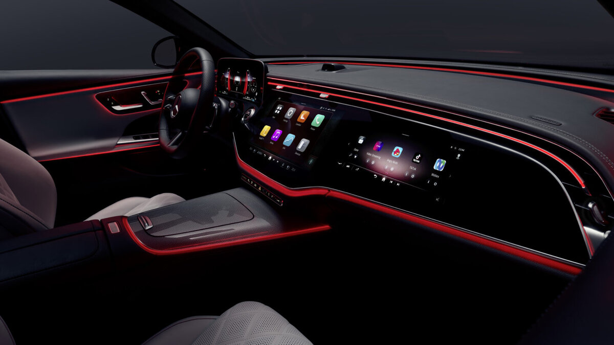    Интерьер нового Mercedes-Benz E-Class. Фото Mercedes-Benz