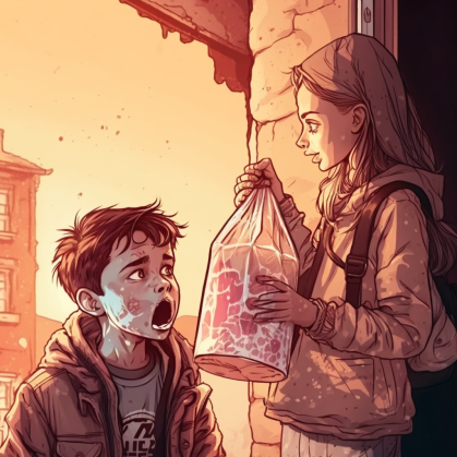 Худшая подруга. Сгенерировано Midjourney.