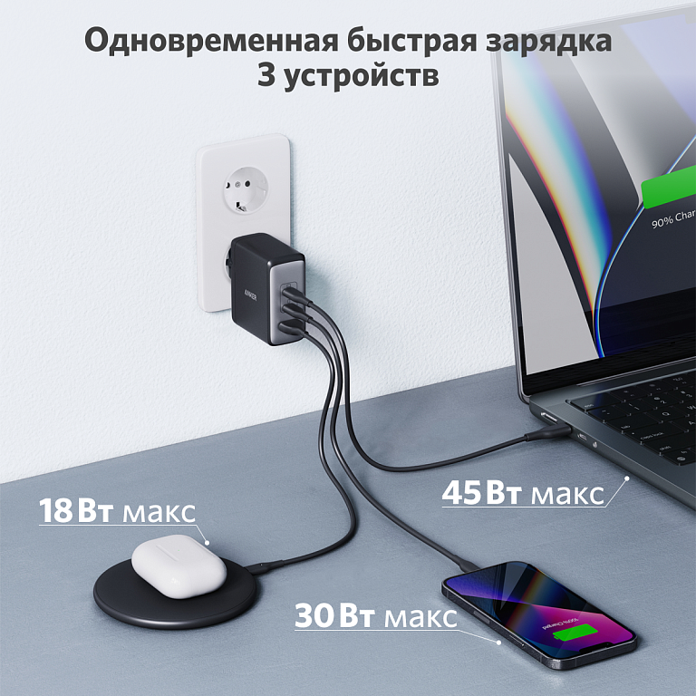Anker PowerPort Nano II GaN.